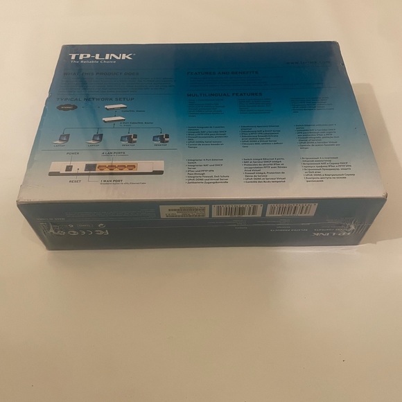 TP-LINK  4-Port Cable/DSL Router TL-R460 - Picture 3 of 8
